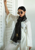 Glimmer Weave Noir Black Scarf