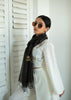 Glimmer Weave Noir Black Scarf
