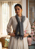 Charcoal Texture Beaded Scarf