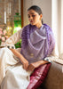 Purple Ombre Trace Silk Scarf