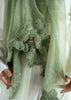 Verdant Floret Edge Silk Scarf