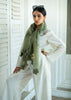 Verdant Floret Edge Silk Scarf