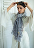 Pearl Lattice Soft Grey Scarf