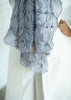 Pearl Lattice Soft Grey Scarf