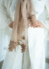 Earth Bloom Fringe Wrap Scarf