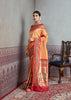 Maharani: Banarasi Brocade and Meenakar Saree in Shades of Orange with Mughal Buta (6891514265793)