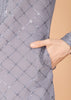 Dove Grey Sequence Kurta Set with Dupatta