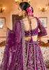 Regal Violet Embroidered Net Lehenga