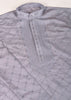 Dove Grey Sequence Kurta Set with Dupatta