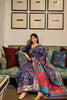 Royal Blue Woven Jamewar Banarasi Saree (5893577179287)