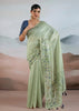 Fair Green Woven Tissue Silk Saree