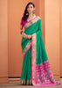 Ming Green Woven Banarasi Patola Silk Saree