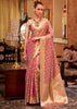 Blush Pink Woven Banarasi Tissue Silk Saree
