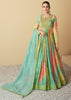 Multicolor Party Wear Printed Anarkali With Dupatta