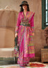 Carmine Pink Madhubani Printed Saree