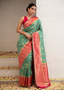 Ganga: Banarasi Katan Silk Saree with Brocade Border