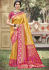 Rich Gold Yellow Woven Kanjivaram Silk Saree