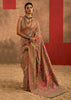 Khaki Brown Woven Kashmiri Jamewar Silk Saree