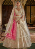 Pearl White Heavy Embroidered Designer Lehenga
