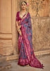Radiance Purple Printed Patola Saree