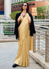 Golden Beige Woven Kanjivaram Silk Saree