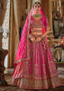 Fuchsia Pink Heavy Embroidered Designer Lehenga