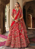 Bridal Red Heavy Embroidered Designer Lehenga