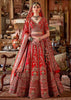Beautiful Red Heavy Embroidered Designer Lehenga