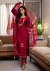 Rich Maroon Embroidered Silk Suit Set (10702870741185)