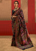 Desire Black Woven Kashmiri Jamewar Silk Saree