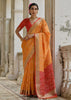 Radiant Yellow Woven Patola Silk Saree