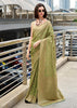 Herbal Green Woven Kanjivaram Silk Saree