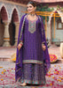 Spectrum Blue Embroidered Designer Suit Set