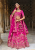 Pink Heavy Embroidered Designer Lehenga