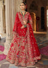 Red Heavy Embroidered Designer Lehenga