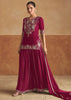 American Red Designer Lehenga Set