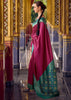 Wine Purple Woven Banarasi Silk Saree