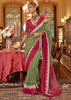 Aspen Green Printed Patola Silk Saree