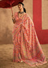 Blush Peach Woven Kashmiri Jamewar Silk Saree