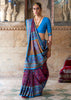 Royal Purple Patola Printed Silk Saree