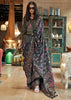 Pirate Black Printed Soft Silk Saree