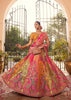 Multicolour Banarasi Silk Embroidered Lehenga
