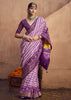 Royal Purple Printed Patola Silk Saree