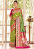 Jhanvi : Banarasi woven saree the shade of Green (9944109940929)