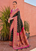 Dark Green Woven Paithani Silk Saree