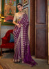 Imperial Purple Woven Banarasi Soft Silk Saree