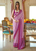 Dahlia Purple Printed Soft Silk Saree