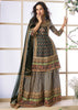 Pirate Black Embroidered Sharara Set