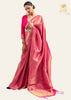 IMPERIAL GOLDEN PINK WOVEN KANJIVARAM SAREE (6920112144577)