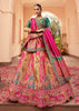 Royal Pink Banarasi Silk Embroidered Lehenga